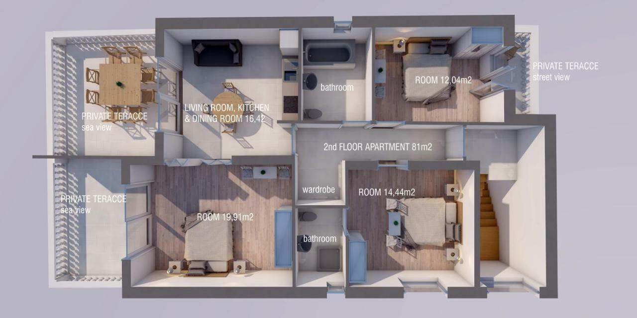 Apartmani Mira ヴォディツェ エクステリア 写真